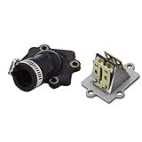 Labwork Substituição Do Conjunto De Válvula De Admissão De Scooter Para Yamaha Jog- Vino- Zuma- BWS- Vento- Jog Minarelli 49CC 50CC Motor De 2 Tempos