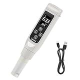 LACHOI Medidor De Ph Com Caneta De Teste De Ph Digital Atc Com Luz De Fundo 0 01 Kit De Teste De Ph À Prova D Água De Alta Precisão Medidor De Ph Com Caneta De Teste De Temperatura Água Para Hidroponi