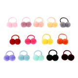 Lacinho Xuxinha Elástico Kit Com 14 Pompom  