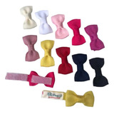 Lacinhos De Cabelo Mimos Bebê Velcro Kit 10 Unidades