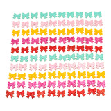 Lacinhos Pet Colantes Adesivos 100 Apliques Laço 15mm