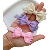 Laço Bella Pompom Faixinhas Para Bebês E Meninas