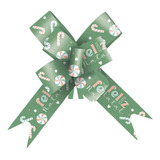 Laço Fácil Natal Candy 3 X 49cm Joyful Poli Pacote C 10 Un