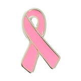 Laço Pin Broche Boton Campanha Outubro Rosa C 100 Unidades