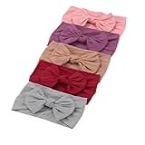 Laços De Bebê Turbante Roupa Infantil Menina Kit 5 Unidades