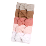 Laços De Cabelo Bebê Turbante Bebê Lacinhos De Bebê Kit C 5