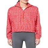 Lacoste Jaqueta Feminina Com Capuz Grande Melancia Corrida Reseda 36