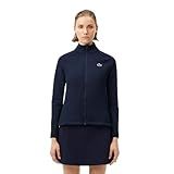 Lacoste Jaqueta Feminina De Lã De Golfe Slim Fit Azul Marinho Azul Marinho 38
