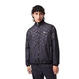 Lacoste Jaqueta Masculina Com Estampa De Monograma Preta Grande