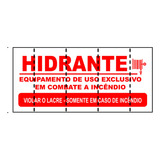 Lacre Adesivo Destrutível Hidrante Extintor Epi 100 Unidades