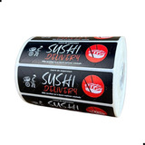 Lacre De Segurança Para Sushi Delivery 6 Milheiros