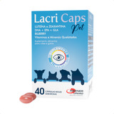 Lacri Caps Pet 40 Capsulas Suplemento Ocular Cães E Gatos