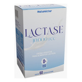 Lactase 10 000fcc Enzima 60 Cápsulas Natunéctar Lactose Sabor Sem Sabor