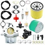 Laffoonparts Kit De Carburador Com Bomba De Combustível 1255902 S 12 083 05 Filtro De óleo De Filtro De Ar Substituição Para Kohler AM125355 CV12 5 CV13S CV13T CV14 CV14S CV15S GS30 LT133 LT150 LT155