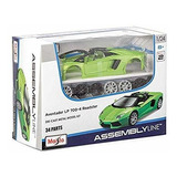 Lamborghini Aventador Roadster Kit Metal Montar 1 24 Maisto