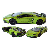 Lamborghini Aventador Sv Coupé Miniatura Carrinho Ferro