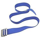 LAMBOX Cinto De Marcha De Vinil Eazy Clean Walking Transfer Belt 152 Cm Com Fivela De Metal Para Idosos Pediátricos Cuidadores Enfermeiros Terapeutas