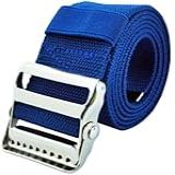LAMBOX Gait Belt Walking Transfer Belt With Belt Loop Holder For Seniors Caregiver Nurse Therapist Etc Blue 72 Inch 