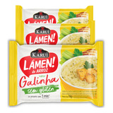 Lámen Arroz Sem Glúten Macarrão Instantâneo Galinha Kit3