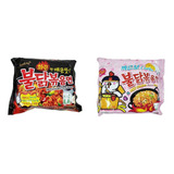 Lamen Coreano Hot Chicken Ramen Carbonara Kit 2 Sabores