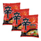 Lamen Coreano Shin Ramyun Apimentado Picante Kit 3 Un