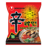 Lamen Coreano Shin Ramyun Picante Carne E Legumes 100g