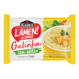 Lámen De Arroz Sem Glúten Karui Sabor Galinha 78g 10 Pacotes