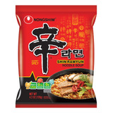Lamen Shin Ramyun Picante Carne E Legumes Made In Usa 120g