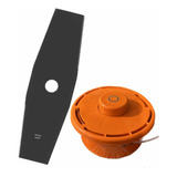 Lâmina 2 Pontas Carretel Original Roçadeira Intech 4200