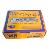 Lâmina Barbear Super Barba Platinum 1 Caixa C 100