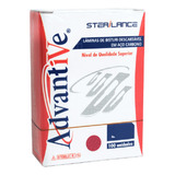 Lamina Bisturi Advantive Número 21 Podologia Kit Com 100