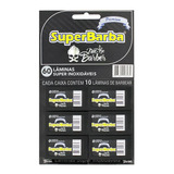 Lamina De Barbear 60pcs Super Barba