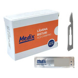 Lamina De Bisturi Aço Carbono N 15c Medix Cx C 100