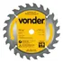 Lâmina De Serra Circular Vídea 185x16mm 24 Dentes Vonder Cor Aço Escovado