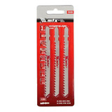 Lâmina De Serra Tico Tico Multimaterial 90x4mm 3 Peças Mtx