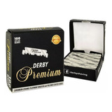 Lâmina Derby Premium Cortada 10 Cxs C 100 Lâminas Cada