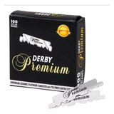 Lâmina Derby Premium Cortada Kit 100 Cxs Com 100 Metades