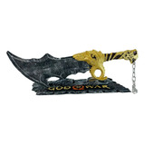 Lâmina Do Caos Kratos God Of War Com Base Resina 30cm