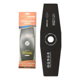 Lamina Faca Roçadeira 2 Pontas 300mm Furo 1 Pol 25 4mm X 2mm