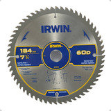Lâmina Para Serra Circular 7 1 4 Irwin 60 Dentes