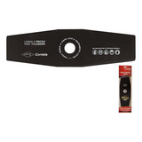 Lâmina Roçadeira 2 Pontas 350mm Esp 2mm Furo 20mm Corneta