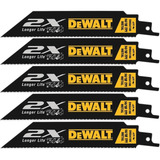 Lamina Serra Sabre 6 Pol 14 18 Metal C 5 Pçs Dewalt Dwa4186