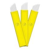 Lâmina Tebori Dermoporto Ultra Nano Blades 0 15mm 10 Unidades 12 Flex 0 15mm 
