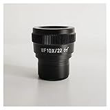Lâminas De Microscópio De Laboratório Acessórios De Microscópio WF10X Lente Ocular De ângulo Amplo Ajustável Peças De Microscópio De Campo De Visão Cor 10X 22 Interface 0mm