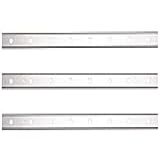 Lâminas De Plaina HSS Para DW735 33 Cm DW7352 735X Tratadas Termicamente Dupla Face Conjunto De 3 Peças De Substituição
