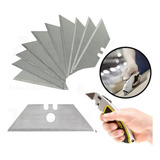 Lâminas Estilete Trapezoidal Refil Profissional Kit Com 50