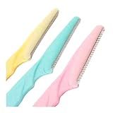 Lâminas Sobrancelha E Rosto- Uma Ou Kit Com 3 Navalha Depilação Dermaplaning Design