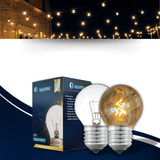 Lâmpada 220v Clara Transparente 15w 10 Peças Cor Da Luz Branco quente