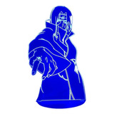 Lâmpada 3d Itachi Uchiha Figura Lâmpada Para Decoração