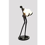 Lâmpada Assoalho Forma Humana Resina Fibra Vidro Lâmpada Moderna Escultura Arte Para Decoração Casa Sala Jantar Cozinha Iluminação Interna 160cm White